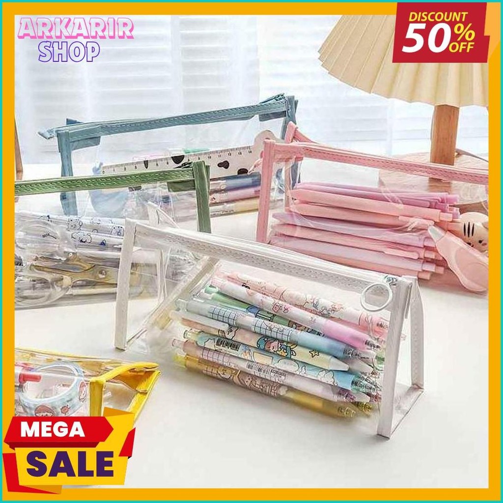 

Winzige Kotak Pensil Transparan Kapasitas Besar Tempat Pensil Aesthetic Pencil Case Large Pen Pouch Lucu Korea Stationery Organizer Tempat Pensil Anak Perempuan Berwarna-Warni Terlengkap Dan Termurah