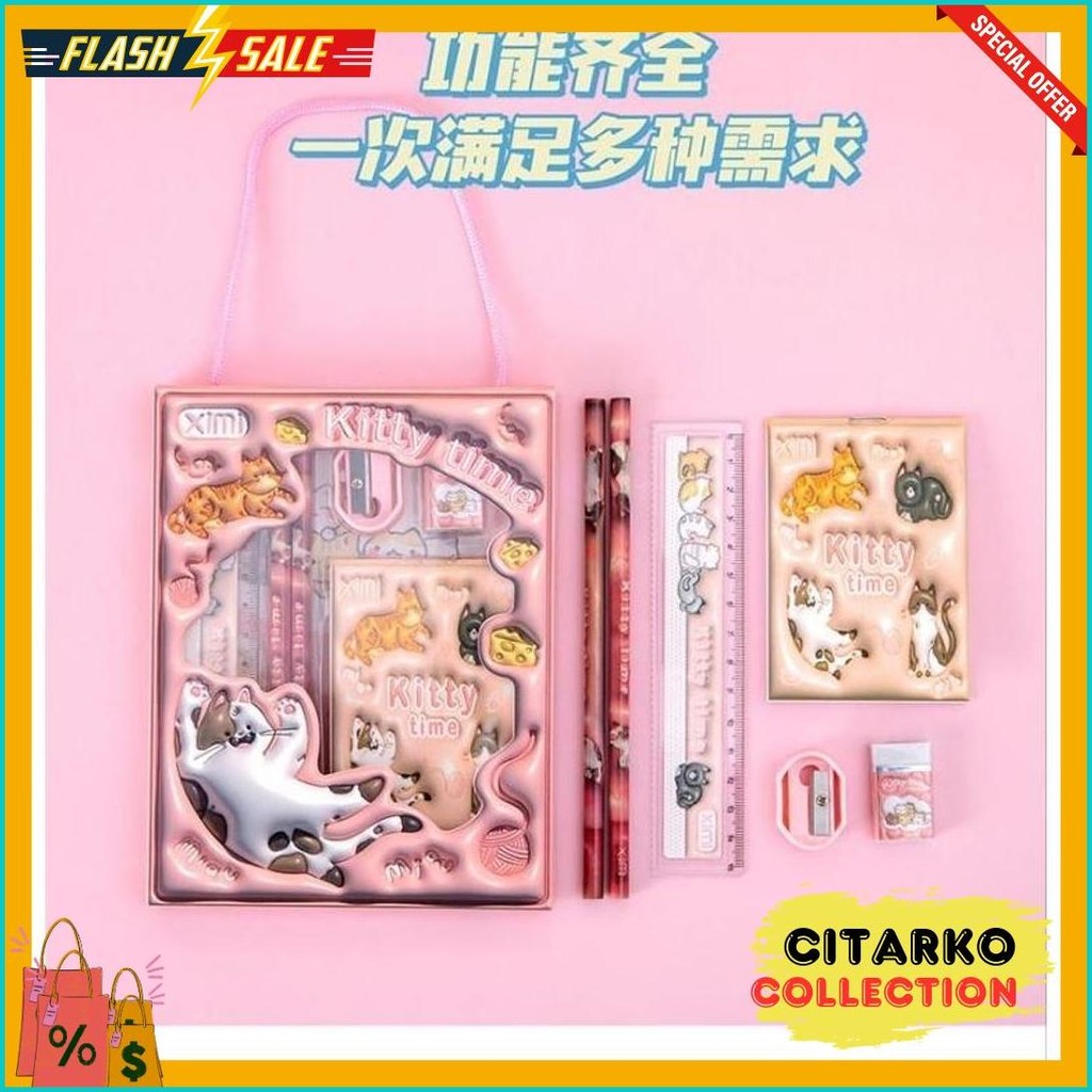 

Pensil Set Kotak 6 Pcs Alat Tulis Sekolah Anak Set Berkarakter Flash Sale! Diskon Hingga 70%