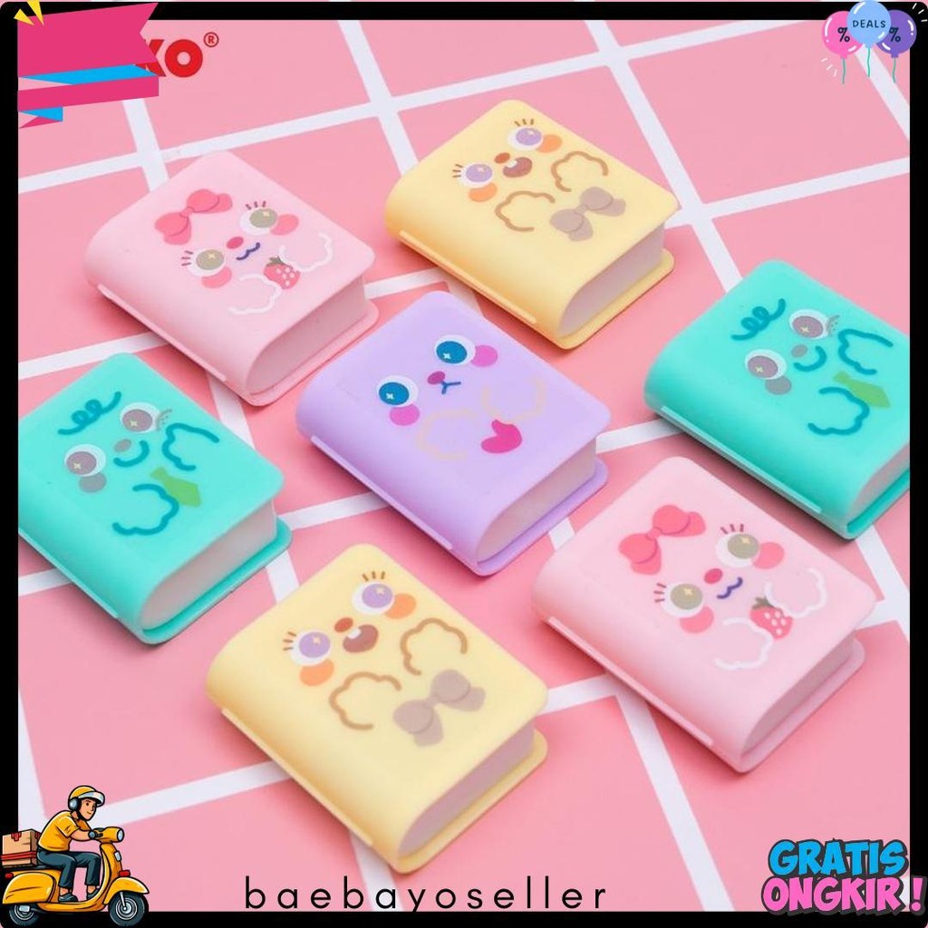 

Joyko Eraser Er-131 (Penghapus + Rautan) / Penghapus Dan Serutan 1 Set Diskon Setengah Harga