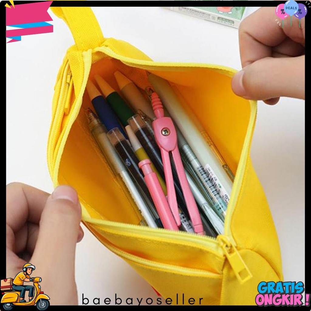 

Online Shopping Mall - S6454 Kotak Pensil Zipper Portabel / Tempat Alat Tulis Kapasitas Besar Terlaris! Produk Ini Banyak Dicari