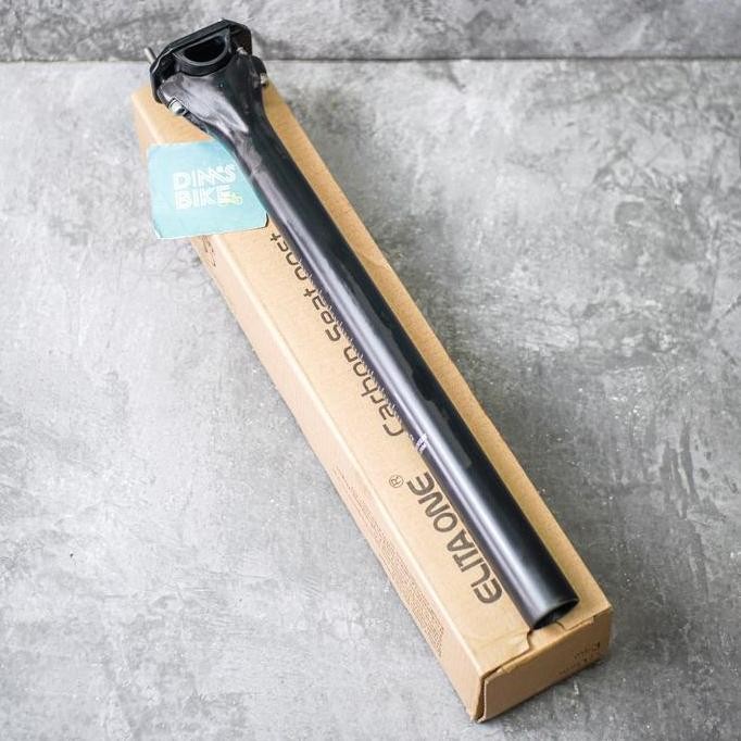 Seatpost Carbon Ultralight 135gr ELITA ONE sepeda roadbike mtb 27.2mm
