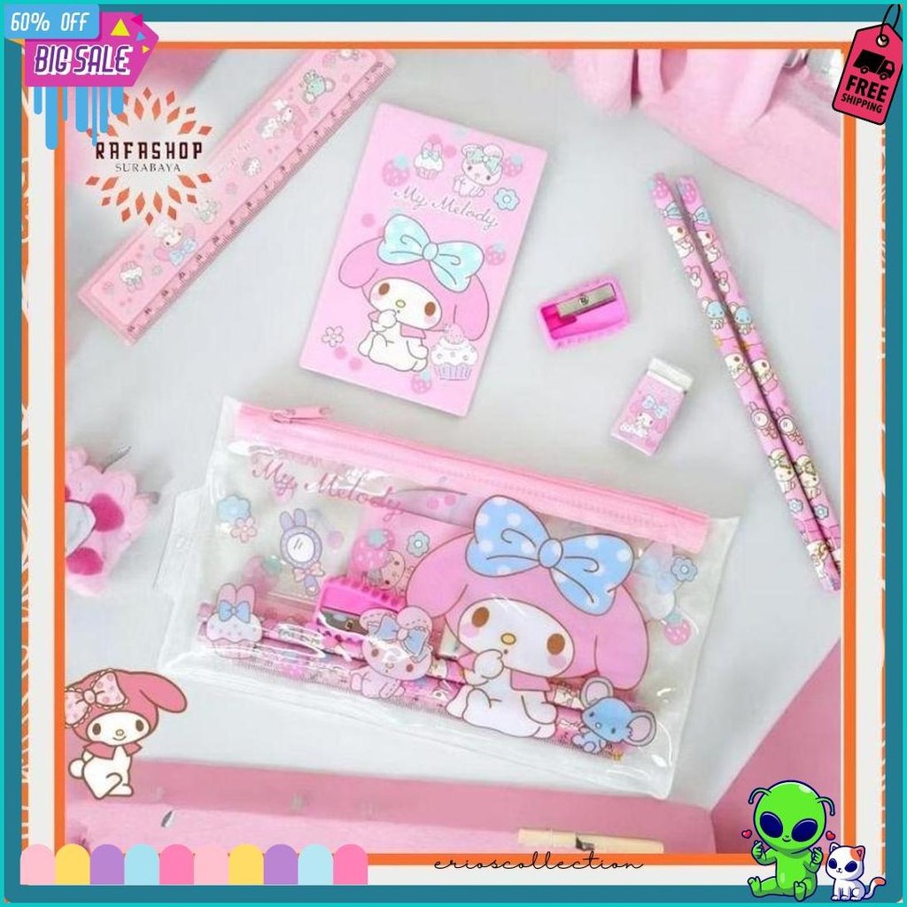 

Home025 7In1 Pensil Set /Tempat Pensil Karakter Lucu/ Paket Alat Tulis Motif Kuromi/Study Set Penghapus/Set Pensil Anak Perempuan Terlaris! Produk Ini Banyak Dicari
