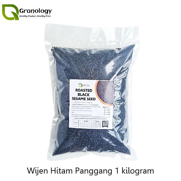 

Wijen Hitam Panggang Roasted Black Se Seed 1 kilogram