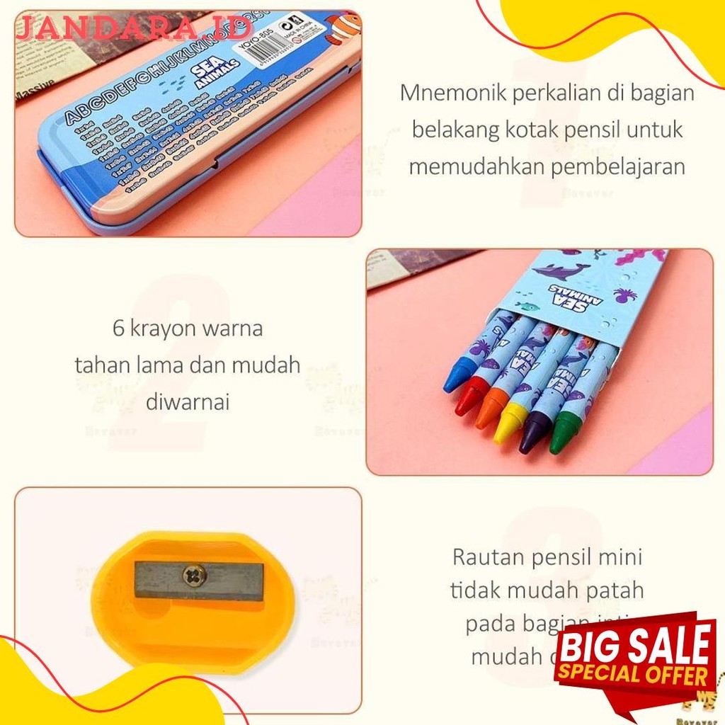 

Id Bevavar 6 In 1 Kotak Pensil Anak Set Sekolah/Stationery Set Lengkap Alat Tulis Set Kotak Pensil Karakter Diskon Setengah Harga