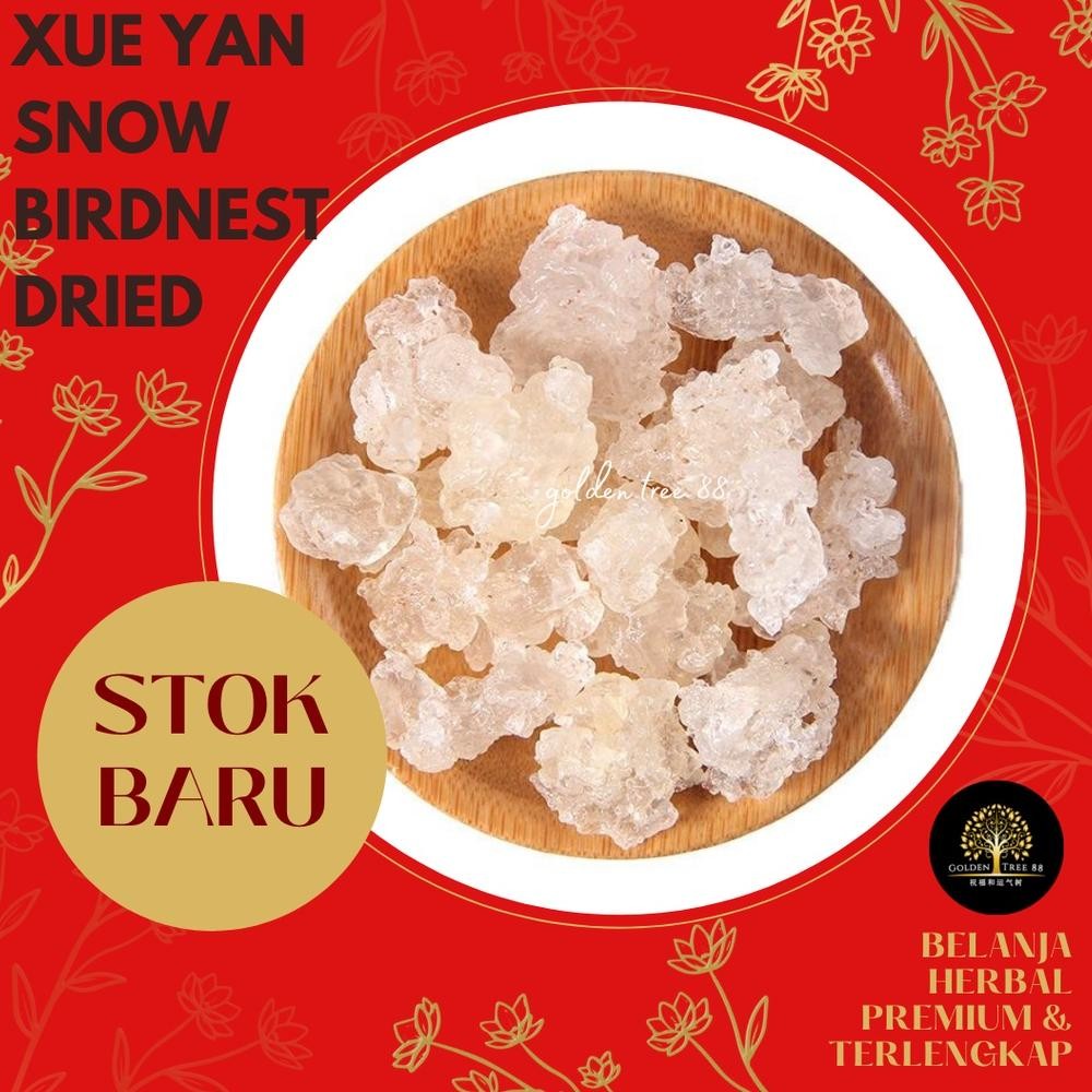 

100 gram Premium Snow Birdnest Xue Yan Sarang Walet Gum Tragacanth