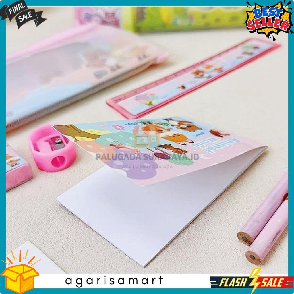 

Pgs Tepak / Kotak Full Set Dengan Alat Tulis Sekolah 6 In 1 Motif Sanrio Labubu Souvenir Anak Diskon Setengah Harga