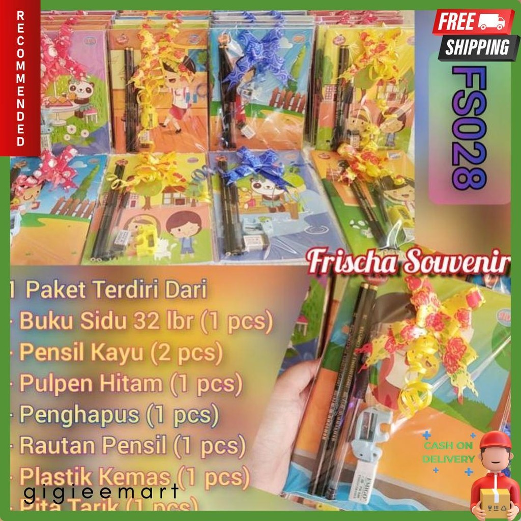 

Paket Hemat Fs028 / Alat Tulis Set / Bingkisan Ulang Tahun / Souvenir Ultah / Hadiah Lomba Diskon Setengah Harga