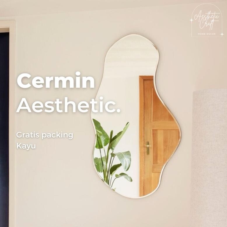 Terlaris Cermin Aesthetic Dinding / Kaca Aesthetic Cermin / Cermin Aesthetic  / Cermin Rias / Aesthe