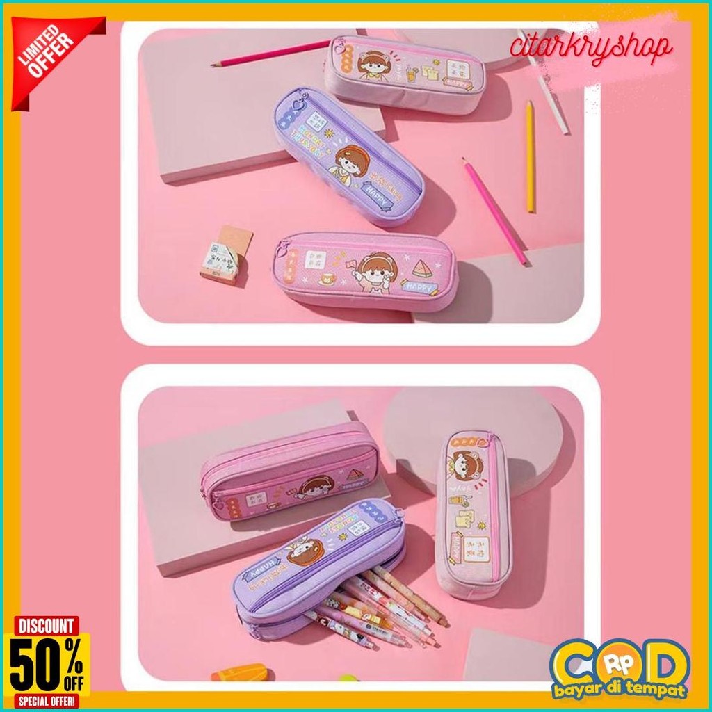 

Tempat Pensil / Tempat Alat Tulis Motif Lucu S5833 Diskon Setengah Harga