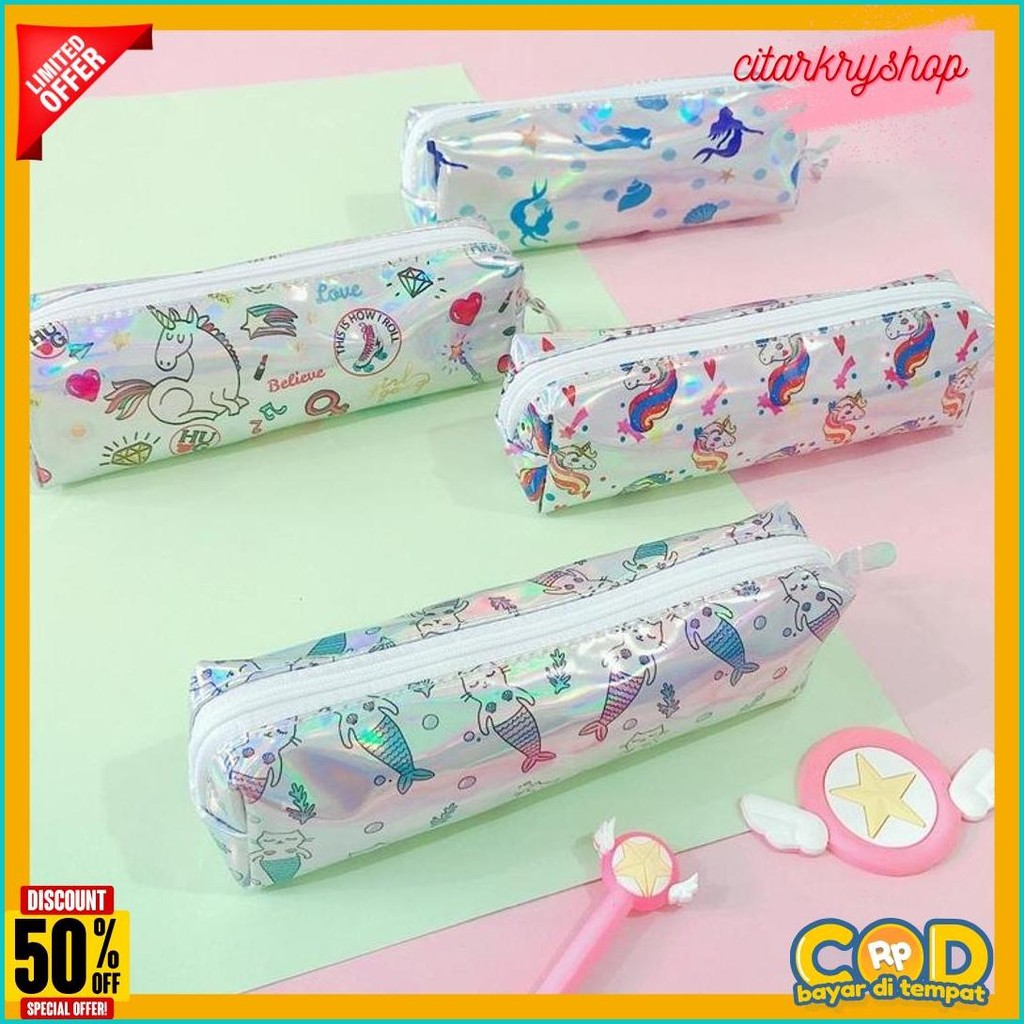 

Kotak Pensil Metalik - Kotak Pensil Karakter/Motif - Kotak Pensil Aesthetic Flash Sale! Diskon Hingga 70%