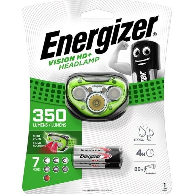 Terbaru Headlamp Waterproof Energizer 350 Lumen
