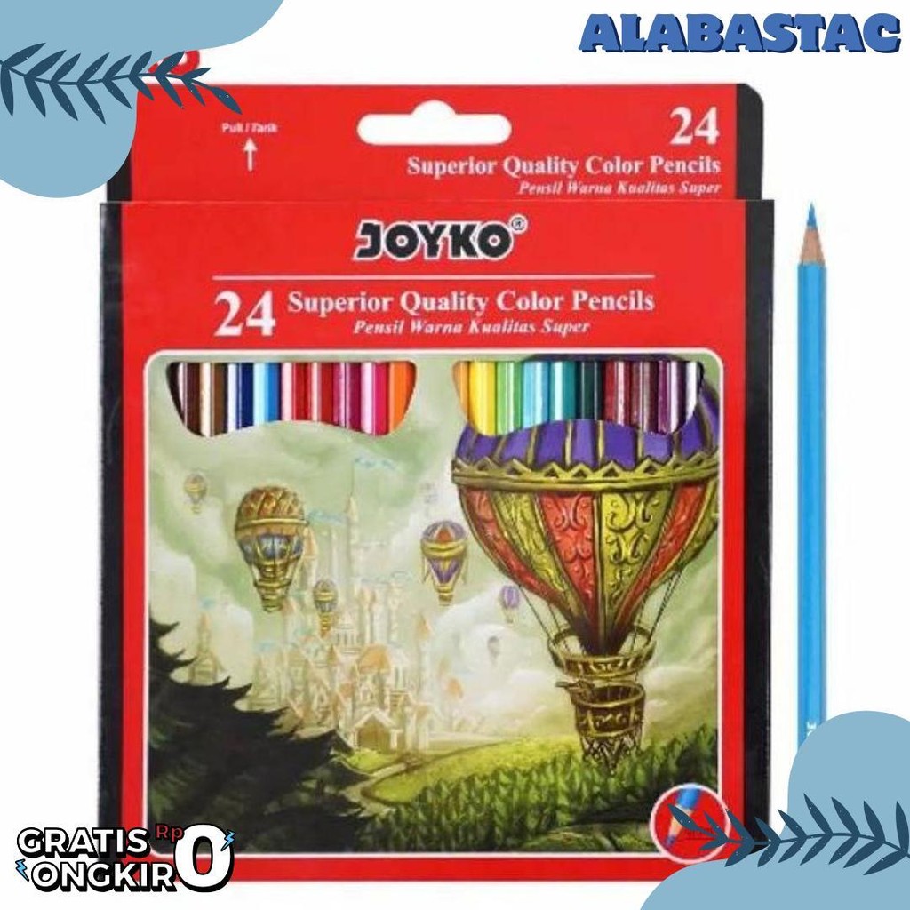 

Pensil Warna Joyko 24 Panjang Cp - 101 / (1Set) Terlaris! Produk Ini Banyak Dicari