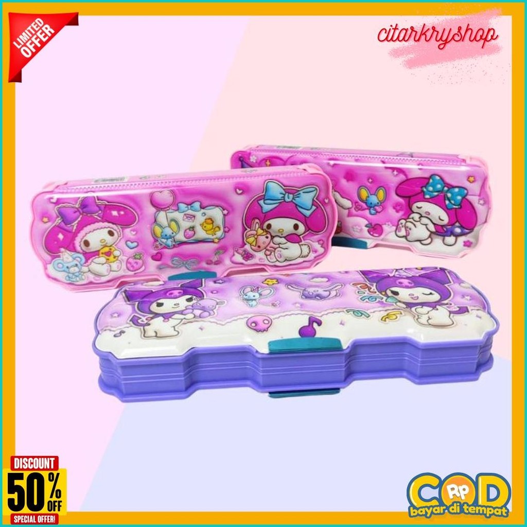 

Tempat Kotak Pensil Anak Magnet 2 Sisi Sanrio 228 Terlaris! Produk Ini Banyak Dicari