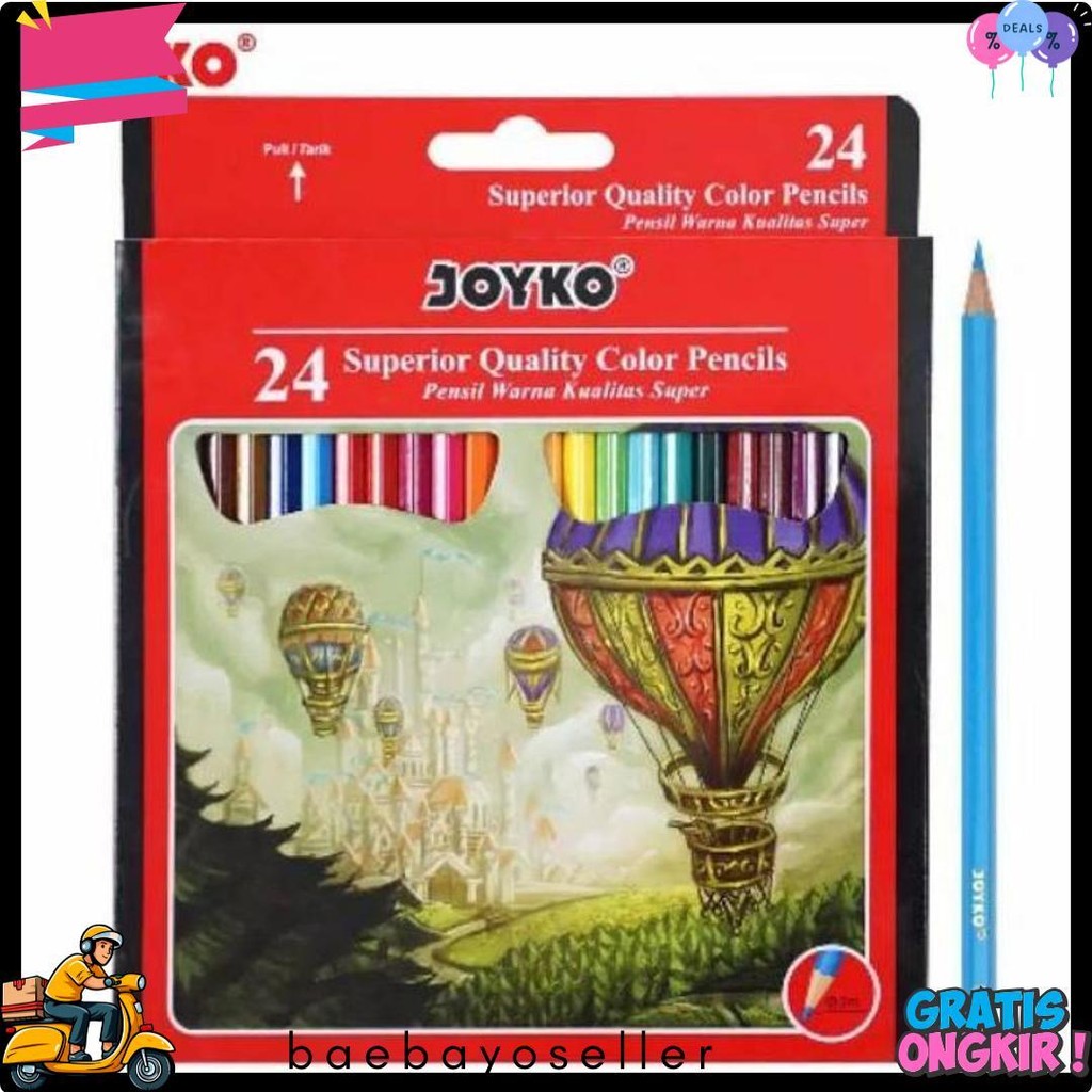 

Pensil Warna Joyko 24 Panjang Cp - 101 / (1Set) Flash Sale! Diskon Hingga 70%