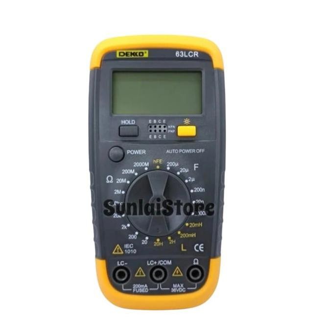 Lcr Meter Digital Dekko 63Lcr