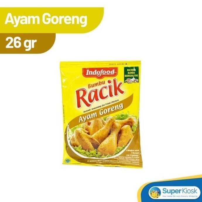 

Indofood Bumbu Sachet Bumbu Racik Ayam Goreng 26gr GM
