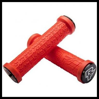 HANDGRIP STANG SEPEDA RACEFACE HANDLEBAR GRIPS RED MTB GRIPPLER MERAH