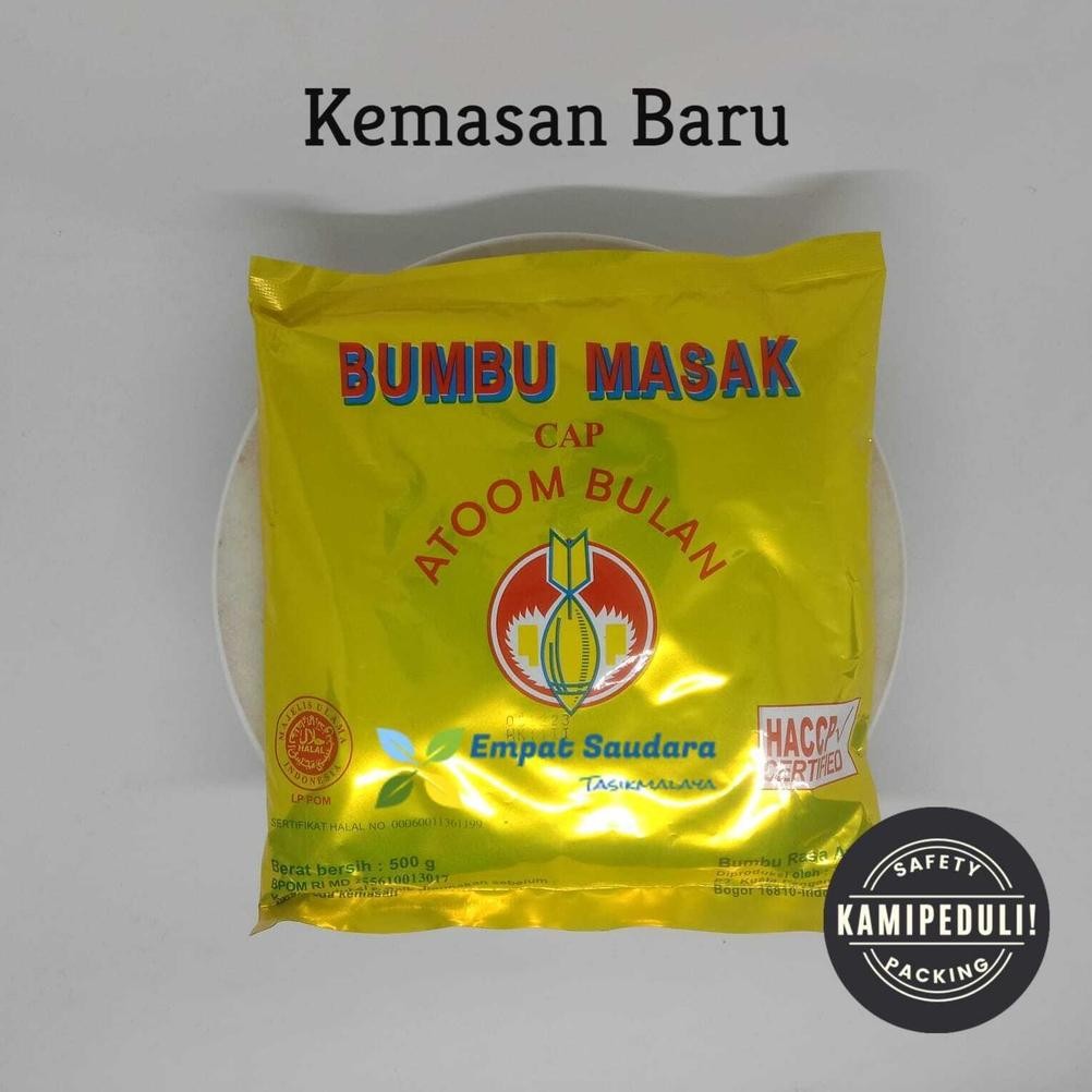 

BUMBU PENYEDAP RASA MERK ATOM BULAN KEMASAN 500 GR Nugi