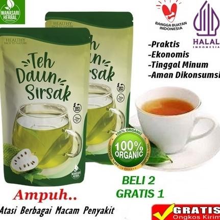 

TEH HERBAL DAUN SIRSAK ORIGINAL 100% MURNI DAUN SIRSAK SEGAR EXSTRAK DAUN SIRSAK FROZEN SIRSAK BEKU Nugi
