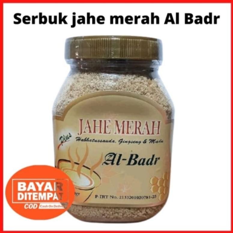 

jahe merah zein merek al badr plus Habbatussauda Toples isi 330 gram Nugi
