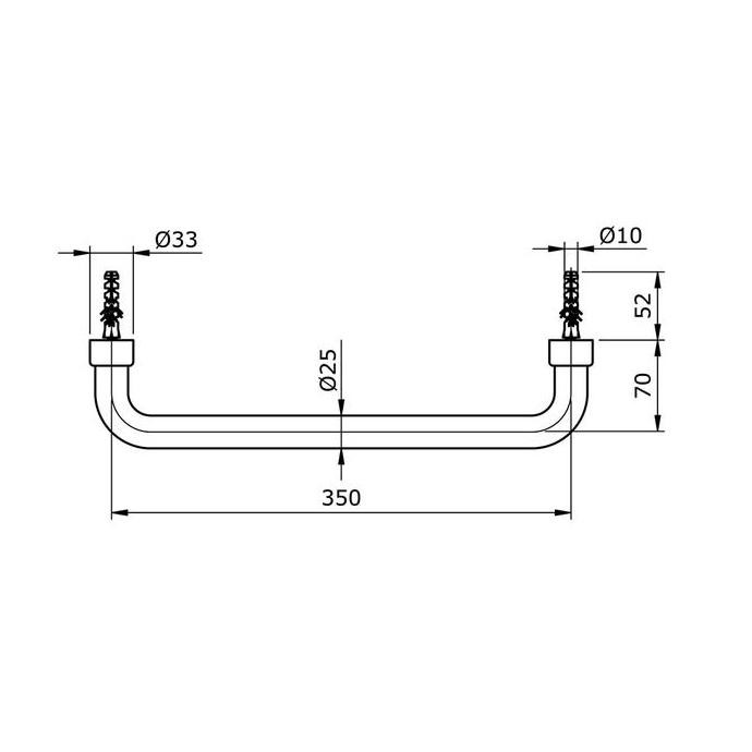 Pegangan Kamar Mandi Toto Tx3A1