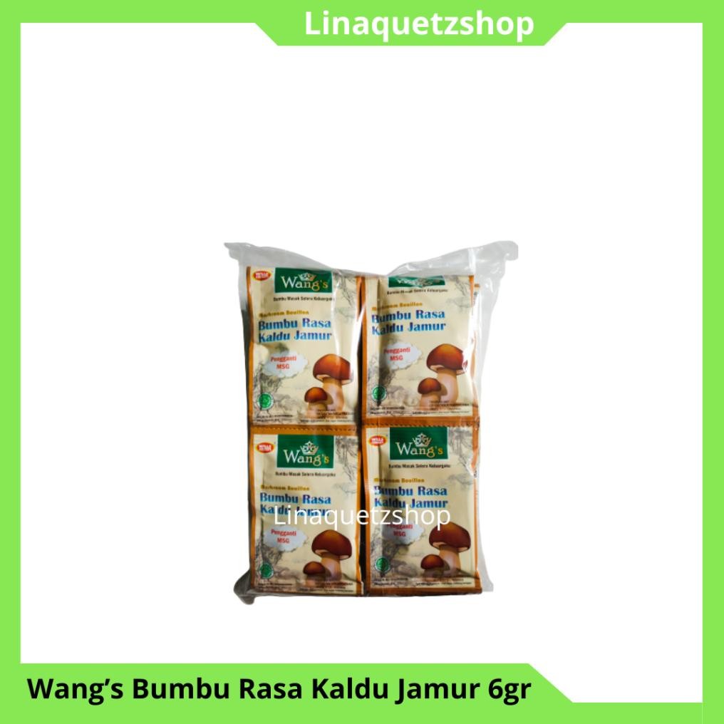 

Wang's Bumbu Rasa Kaldu Jamur 6gr 1Pack (24 Pcs) Nugi