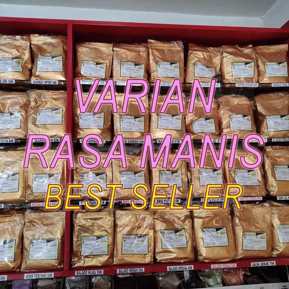 

BUMBU TABUR ANEKA RASA MANIS 1 KG (VARIAN BEST SELLER) COCOK UNTUK TABURAN CAKE, ANEKA KRIPIK PISANG, POPCORN, RUJAK JAMBU KRISTAL, RUJAK BUAH, DLL. Nugi