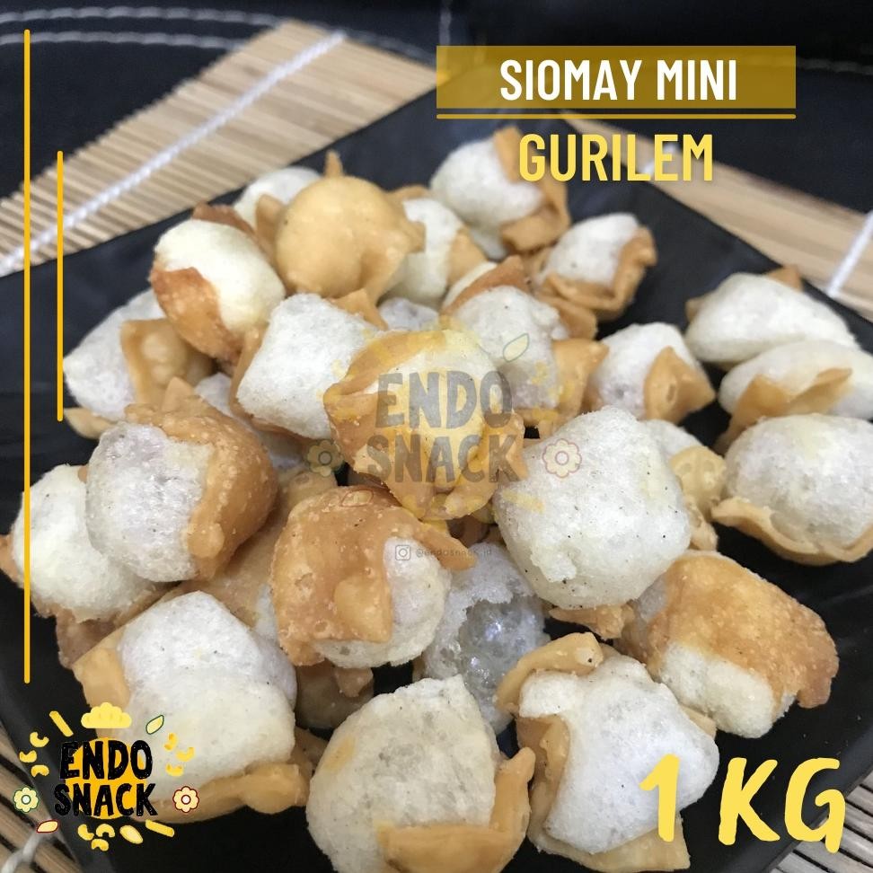 

1 Kg SIOMAY MINI SADULUR, Gurilem Cuanki Mini Kerikil, Topping Baso Aci Nugi