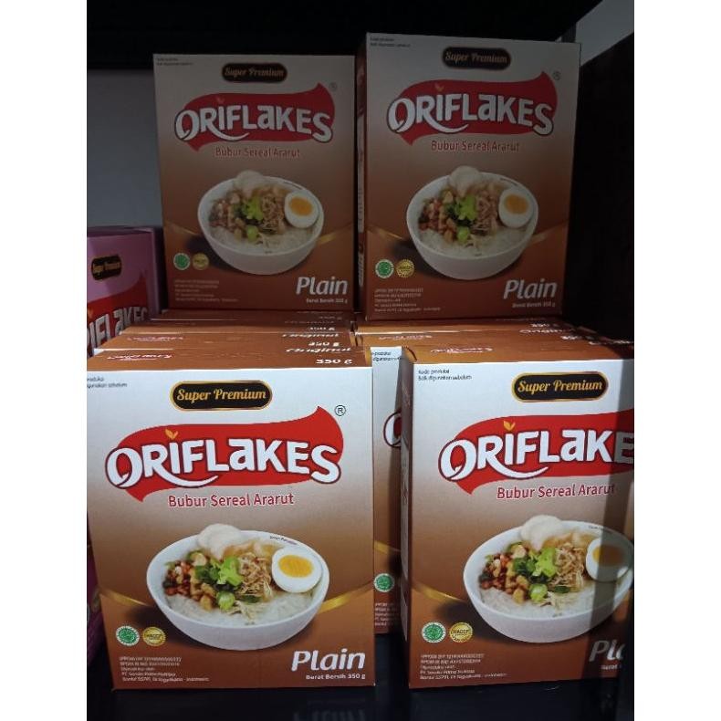 

ORIFLAKES SEREAL UMBI GARUT 350GR ORIGINAL PLAIN MEREDAKAN MAAG GERD Nugi