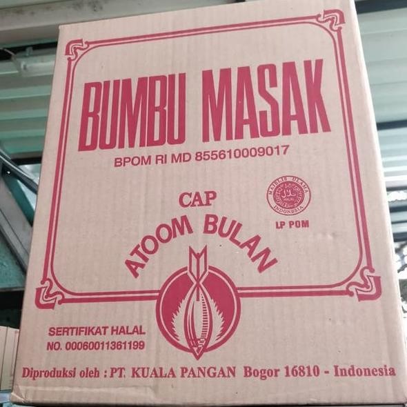 

(PER KARTON) Bumbu Masak Cap Atoom Atom Bulan 1 Karton Penyedap Rasa Asin Gurih Nugi