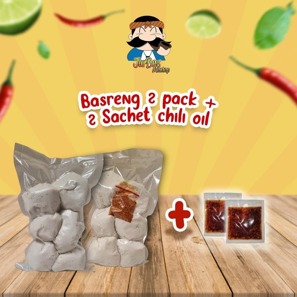 

[ISI 2] Basreng Mentah IKAN + 2 Chili Oil Sachet Nugi