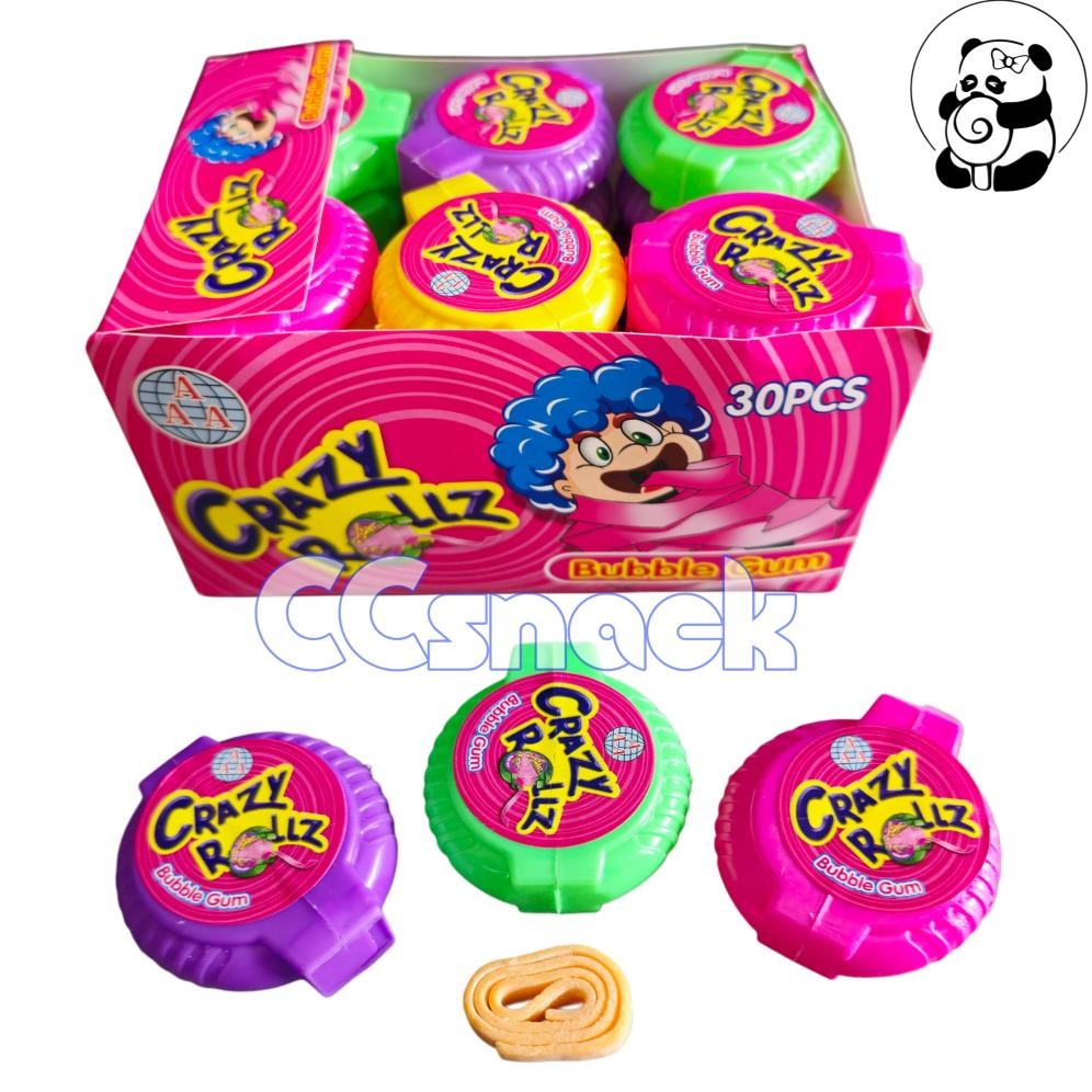 

AAA CRAZY ROLLZ BUBBLE GUM BOX ISI 30 Nugi