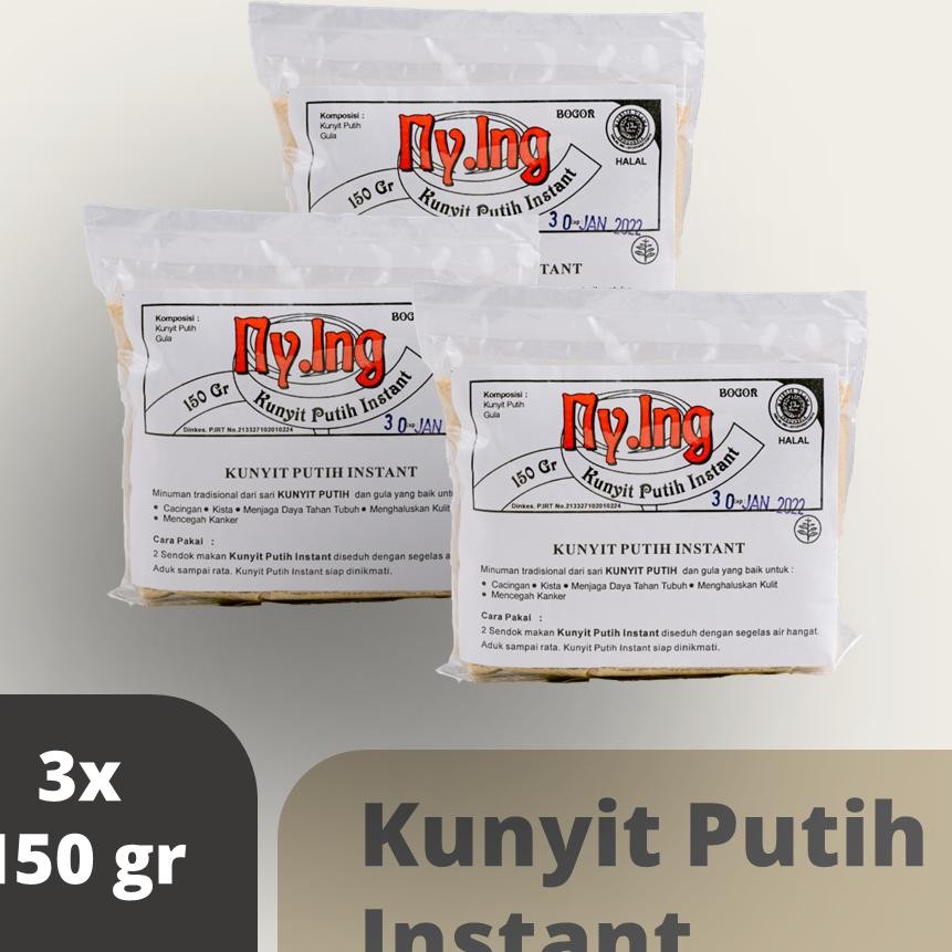 

Jamu Ny. Ing Kunyit Putih N Jamu Serbuk Paket 3Pcs