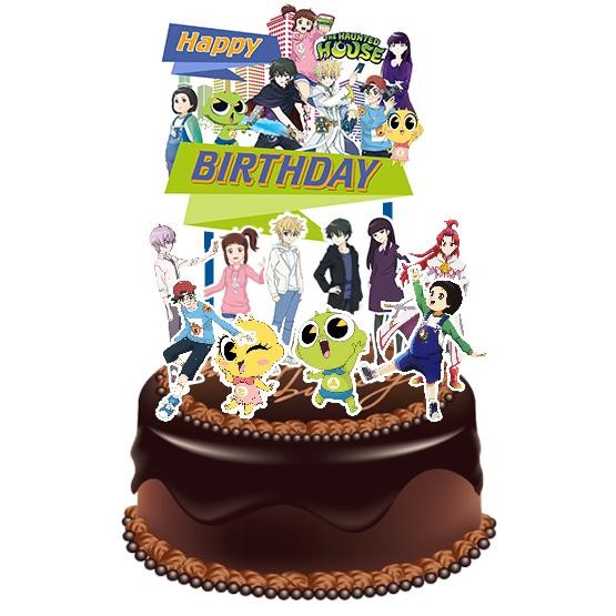 Shinbi Haunted House Hiasan Kue Ulang Tahun / Topper Decoration Cake