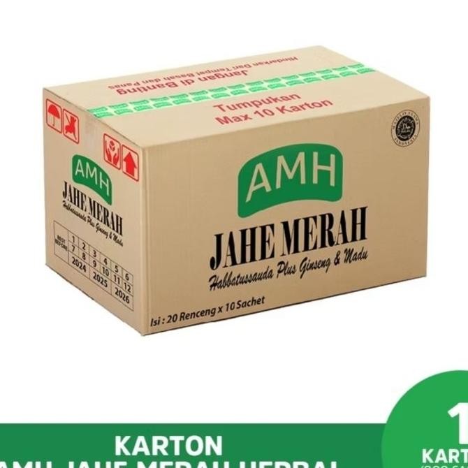 

Amh Jahe Merah 1 Dus Isi 200 Sachet