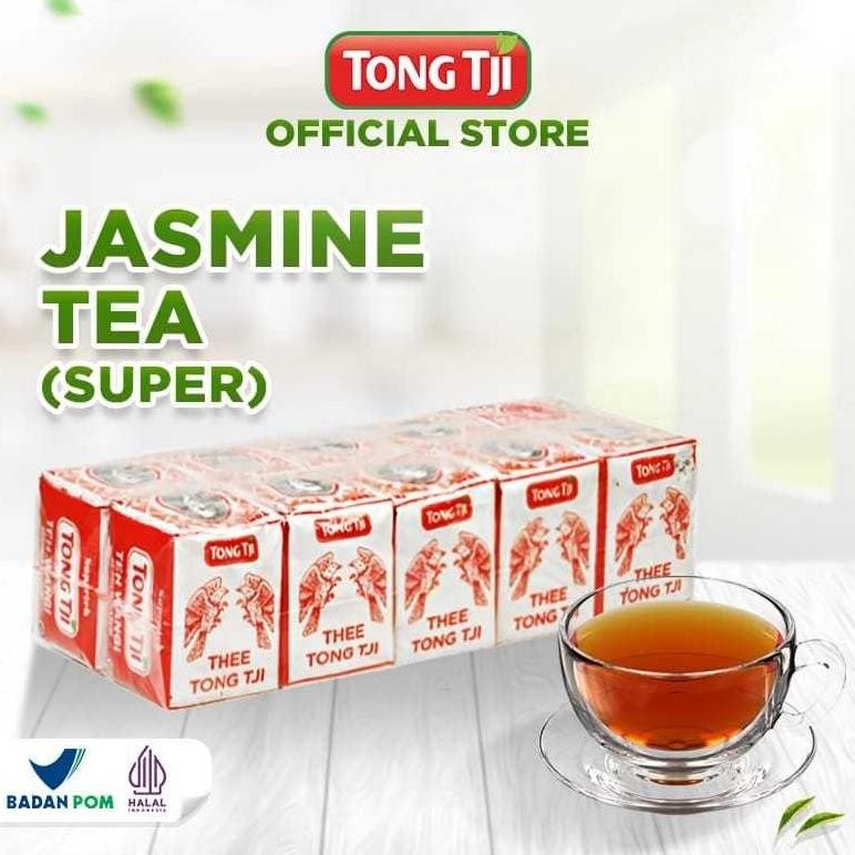 

TEH TONG TJI SUPER JASMINE 1 SLOP ISI 10 PCS X 40 GR TEH SEDUH ORIGINAL / TEH TUBRUK JASMINE Nugi