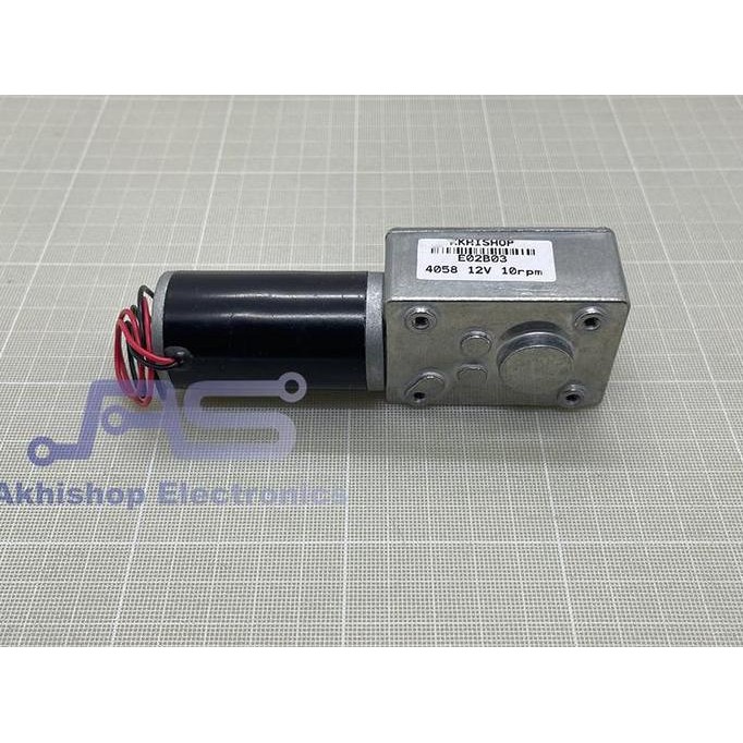PERMANENT MAGNET WORM GEAR MOTOR DC 5840GW31ZY 12V 10RPM
