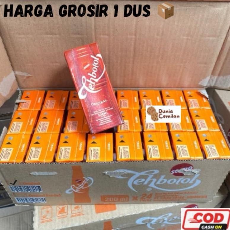 

[TERMURAH!] Teh Botol Sosro Kotak 200ml 1 DUS isi 24 PCS - Teh Botol Grosir 1 Karton Murah Asli Nugi