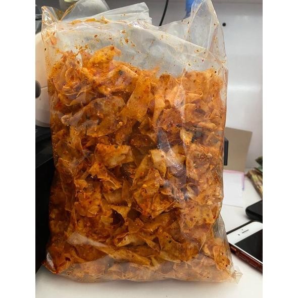

Keripik SINGKONG PEDAS kripset legend 500gr Nugi