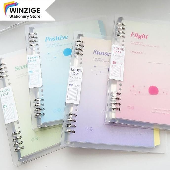 

Winzige A5 B5 Buku Binder Buku Tulis Sekolah Lucu Buku Loose Leaf Notebook Aesthetic Binder Kuliah Notebook Stationery & Refill Kertas Paper