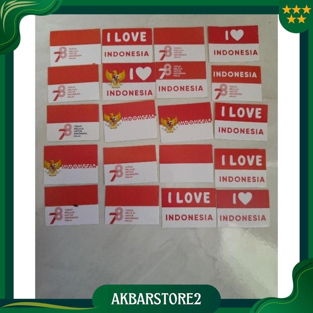 

Bendera Setiker Pipi 1Pak Isi100 Campur Ori