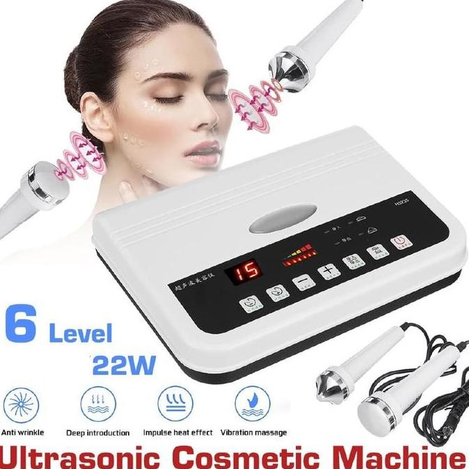 Soft Cauter Alat Detox Wajah -Ultrasound 3in1 Flek Jerawat Kerutan ORI ES