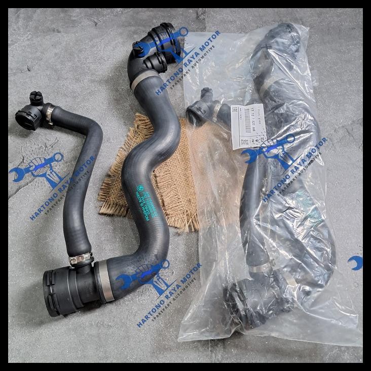 TERBARU SELANG HOSE RADIATOR ATAS BMW E46 N42 N46 ORIGINAL 17127520668 