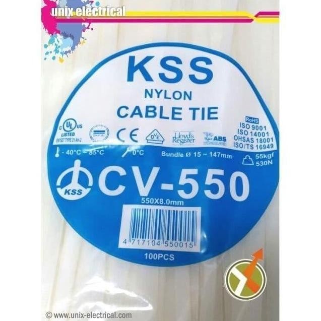 

Original Kss Cv 550 Kabel Tis 550Mm 55Cm X 8Mm Cable Tie Per 1 Pcs