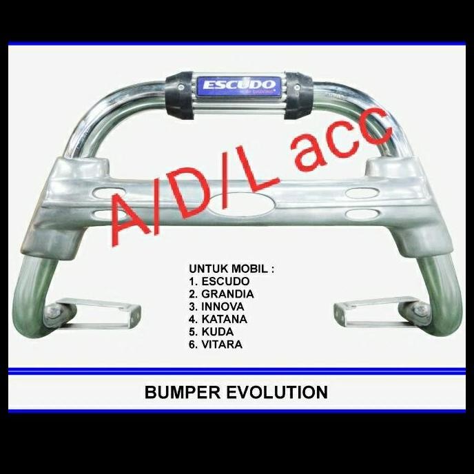 BEST DEAL TANDUK PENGAMAN BEMPER DEPAN MOBIL EVO STENLIS SUZUKI ESCUDO 