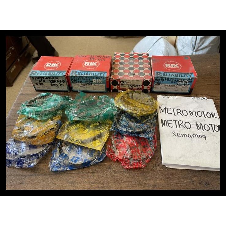 DISKON RING PISTON DAIHATSU TAFT F10 BENSIN RING SEHER STANDARD OVERSIZE