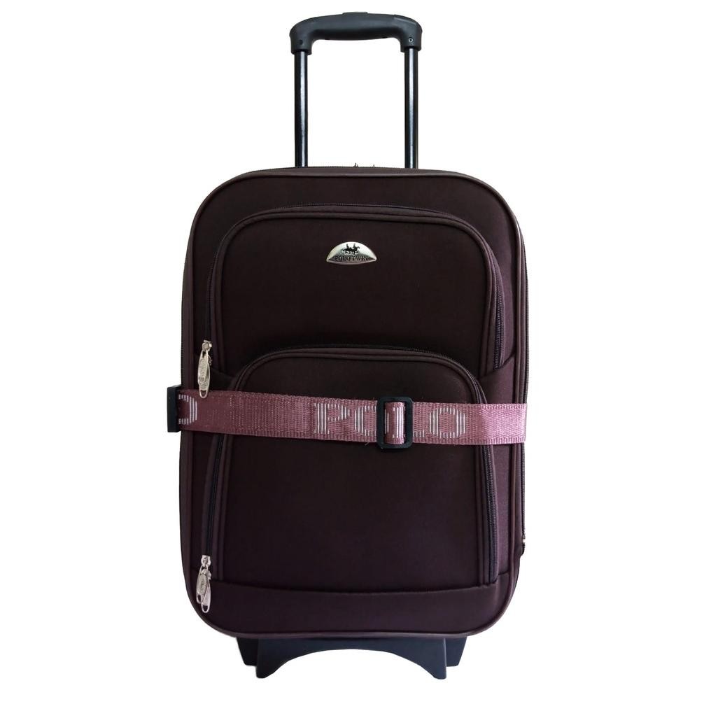 Terlaris Koper Polo Kain Ukuran 18 Inch - Koper Kain Polo Travelbag - Free Packing Kardus