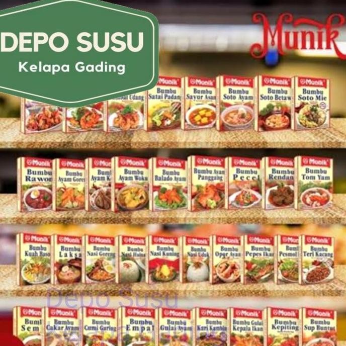 

Bumbu Munik Sambal Udang Sate Padang Kepiting Sop Buntut Gado Petai