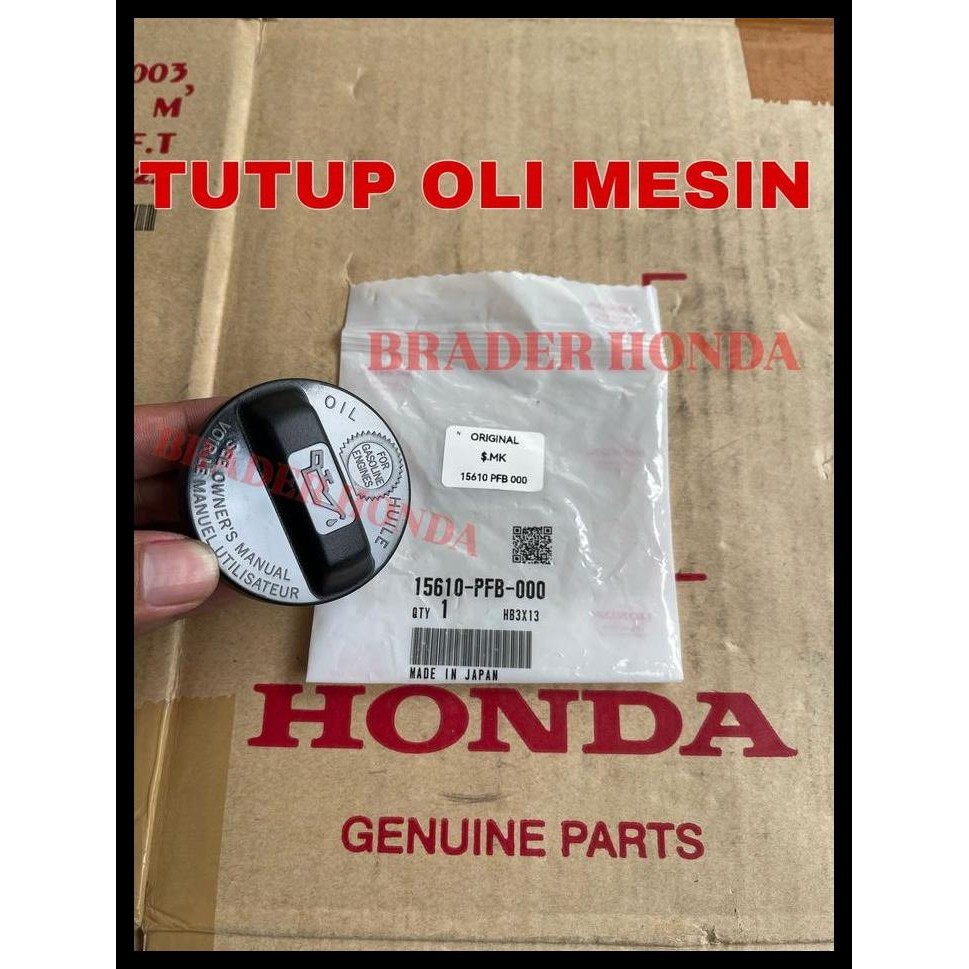 DISKON TUTUP OLI MESIN SEMUA MOBIL HONDA JAZZ GD3 GE8 GK5 CITY GM2 CIVIC HRV 1500 CC BRIO MOBILIO CR