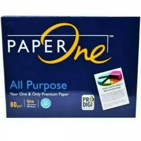 

TERLARIS - KERTAS HVS PAPER ONE QTO 80 gr PER DUS